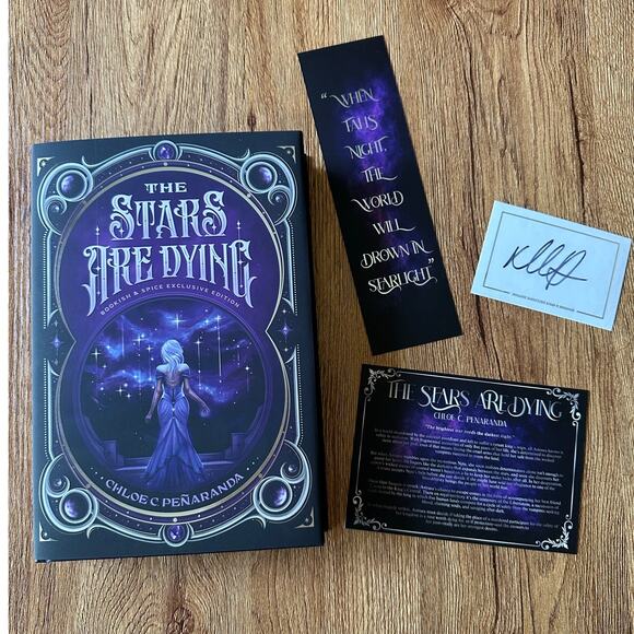 Bookish And Spice The Stars Are Dying By Chloe Penaranda Special Edition - Picture 1 of 11